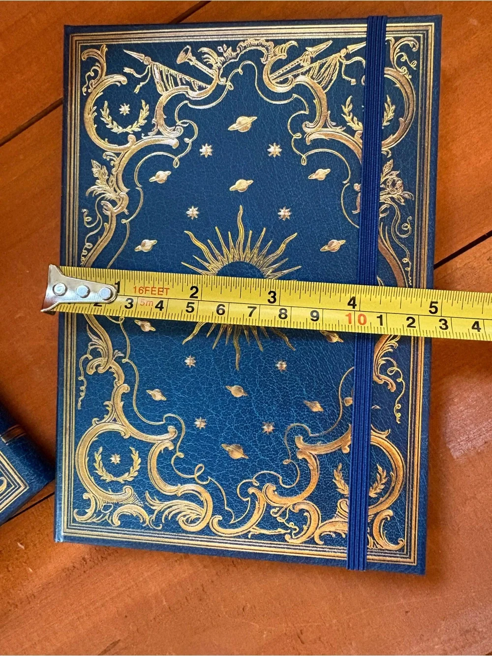 Celestial Hardcover Journal, Sun & Planets Notebook, Astrology  (Vegan Leather)